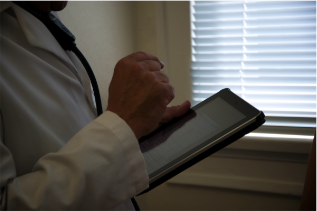 Physician Using Rx-Writer